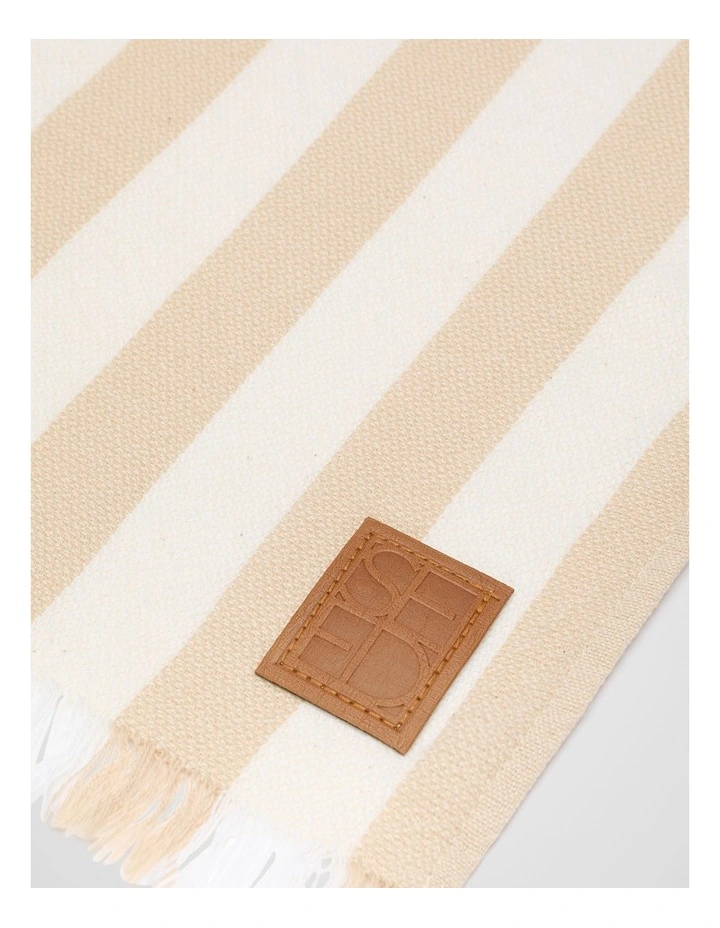 Cotton Turkish Towel in Ecru image 2