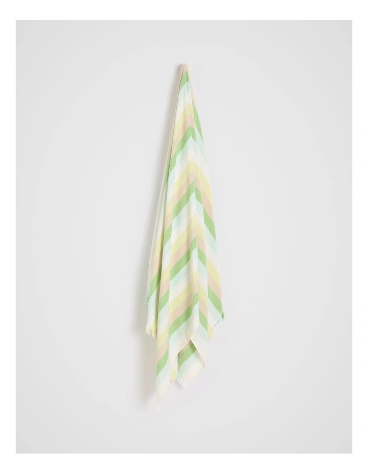 Cotton Turkish Towel in Skyway image 3