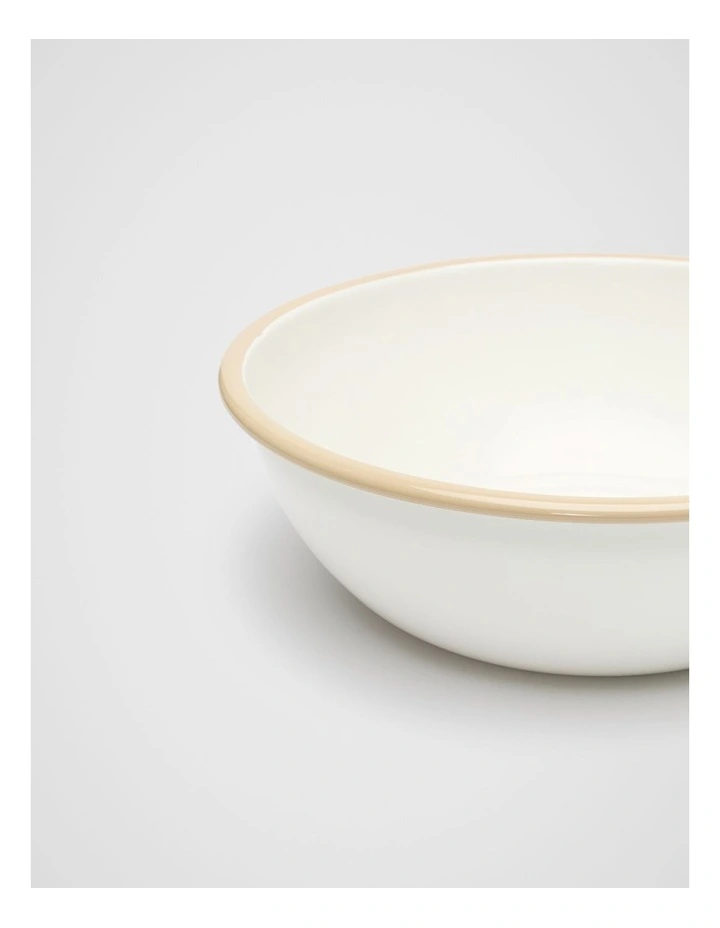 Loretta Large Salad Bowl in Cloud Cream image 2
