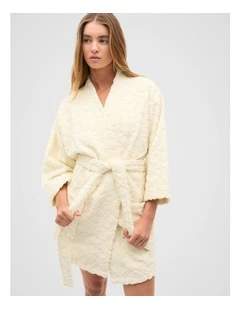 Flower Pool Robe in Butter Cream