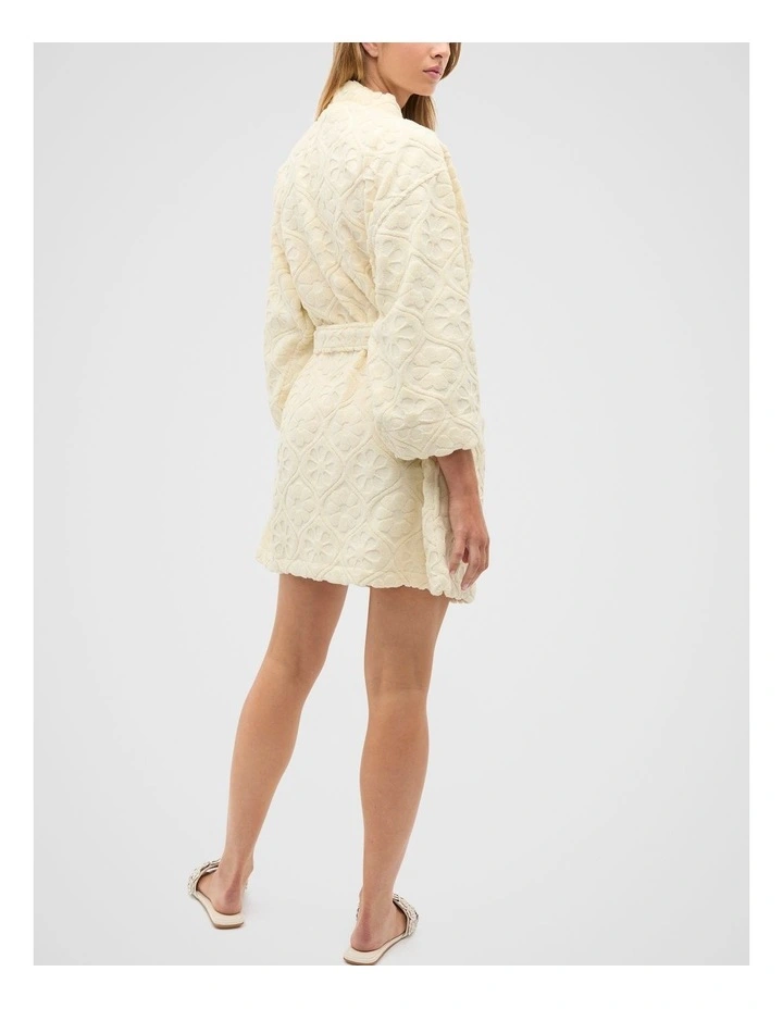 Flower Pool Robe in Butter Cream image 2