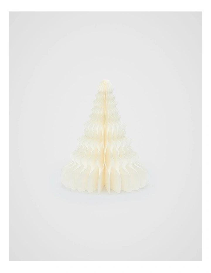 Paper Tree Small in Buttercream image 1