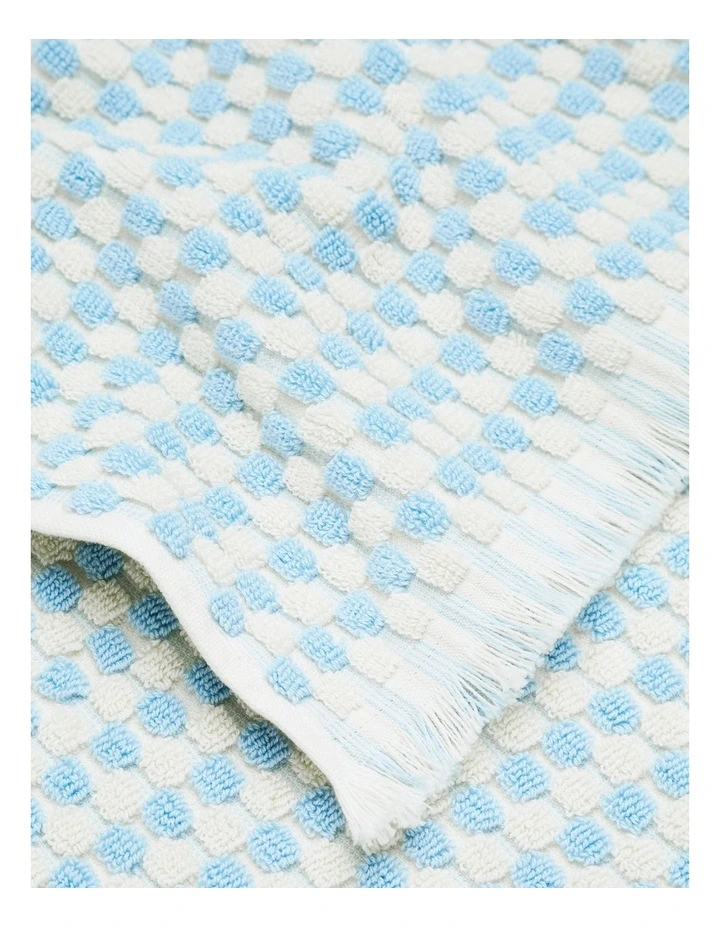 Harley Bath Sheet in Arctic Blue image 2