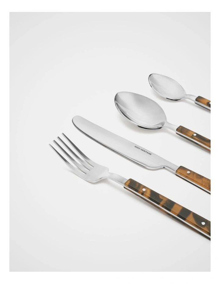 Remi Cutlery Set of 16 in Tort image 2