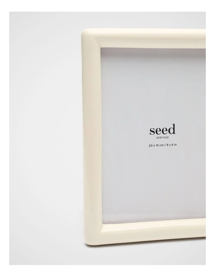 Sage Medium Photo Frame in Eggshell image 2