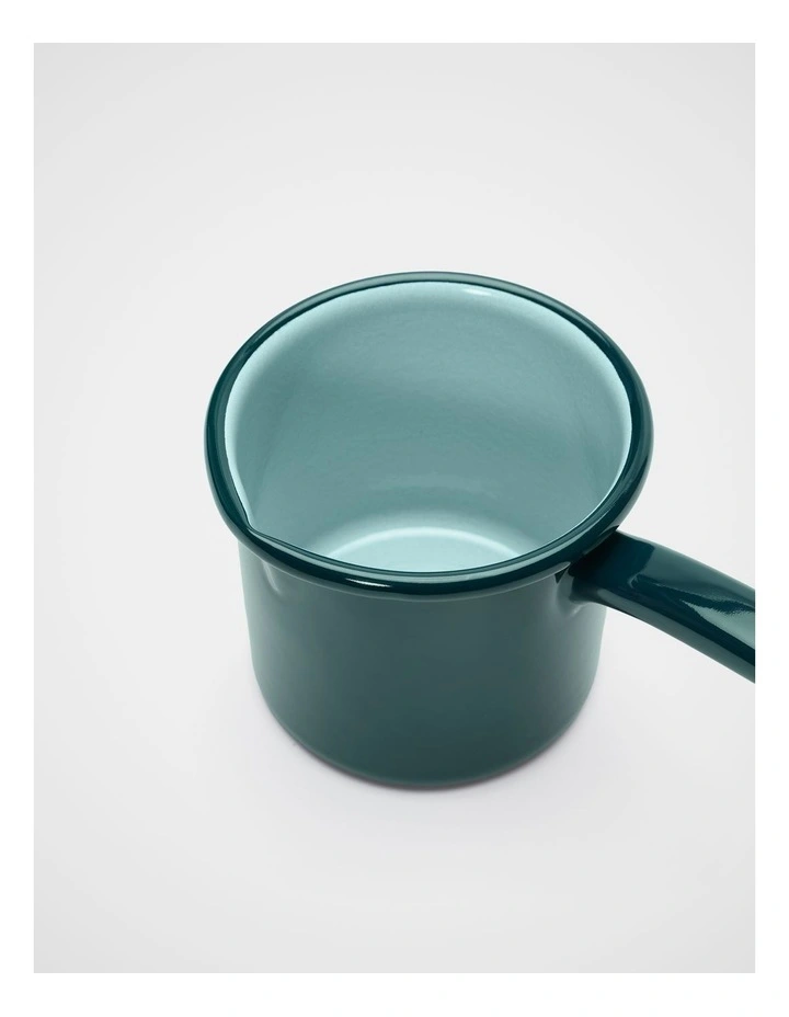 Elias Enamel Milk Pot in Twilight Blue image 2
