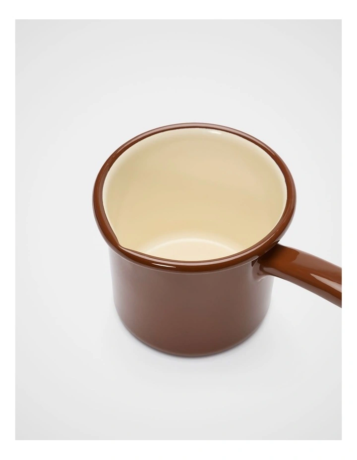 Elias Enamel Milk Pot in Biscoff image 2