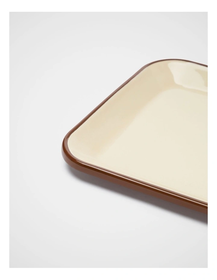 Elias Enamel Tray in Biscoff image 2
