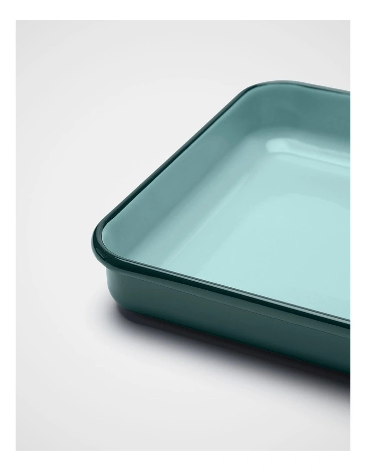 Elias Enamel Rectangle Pan in Twilight Blue image 2