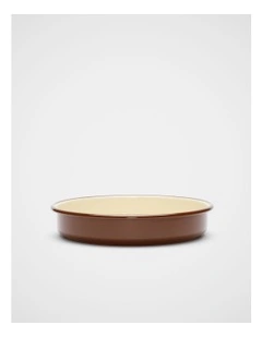 Elias Enamel Round Pan in Biscoff