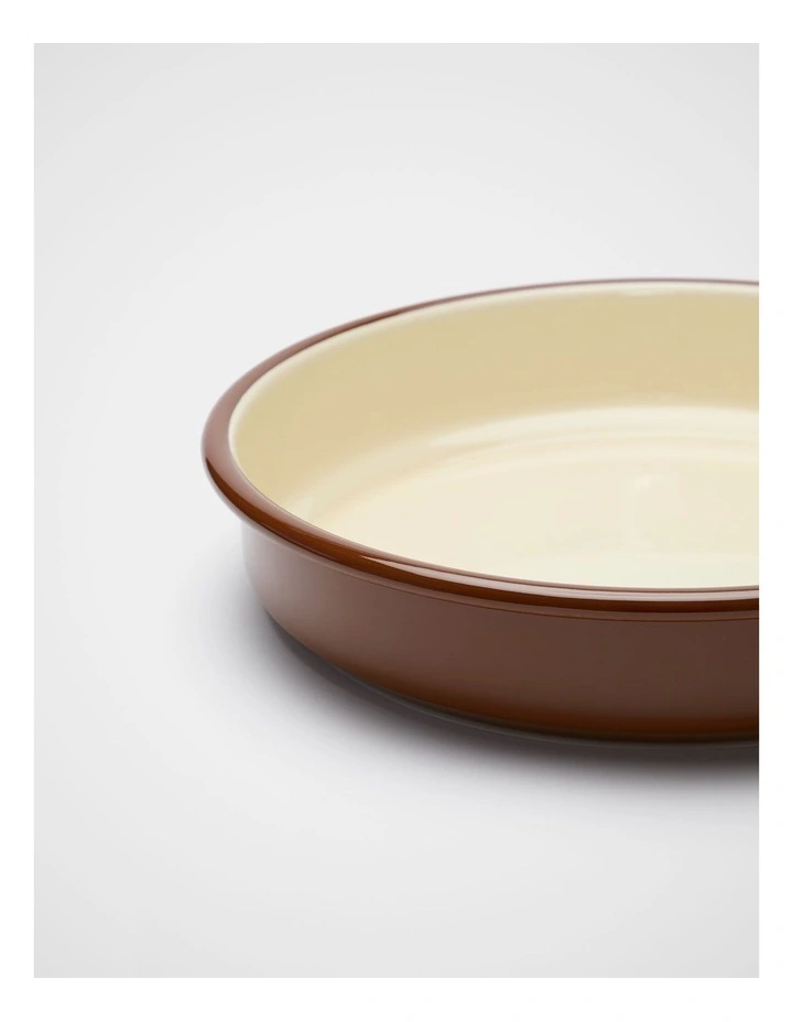 Elias Enamel Round Pan in Biscoff image 2