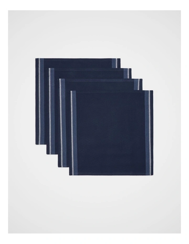 Nori Napkin Set of 4 in Twilight Blue image 1