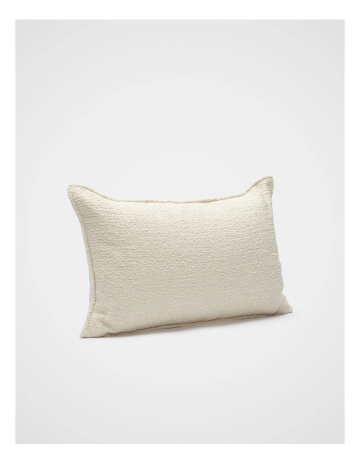 Boucle Cushion in Eggshell image 1