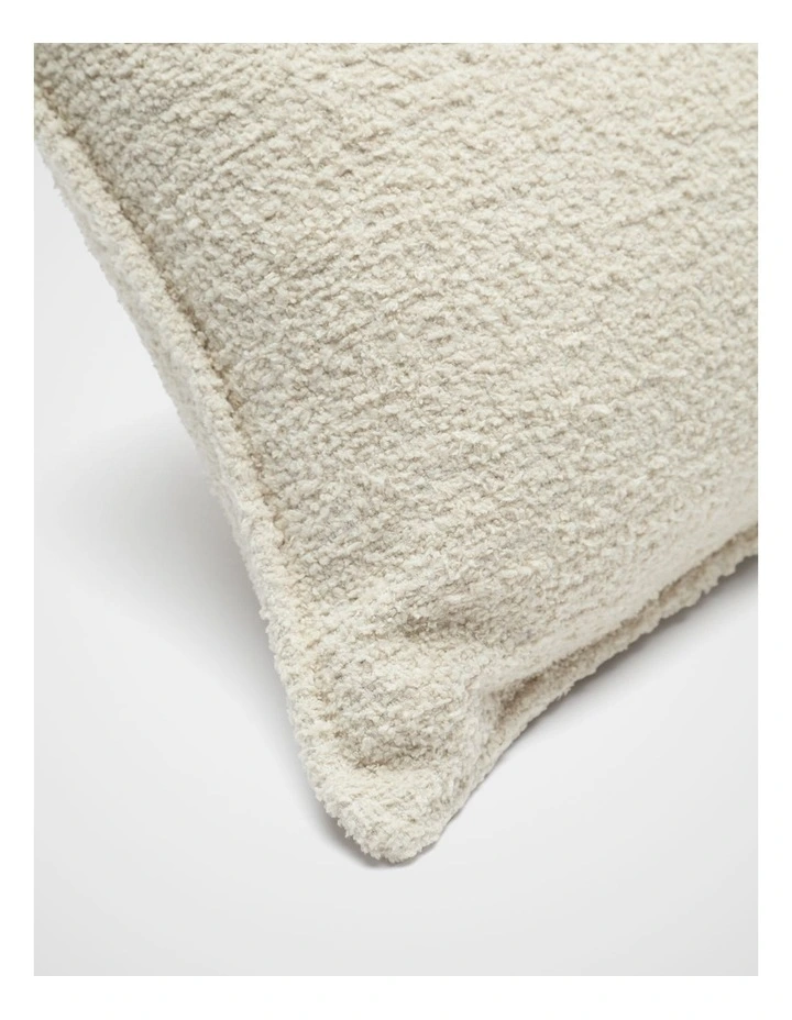 Boucle Cushion in Eggshell image 2
