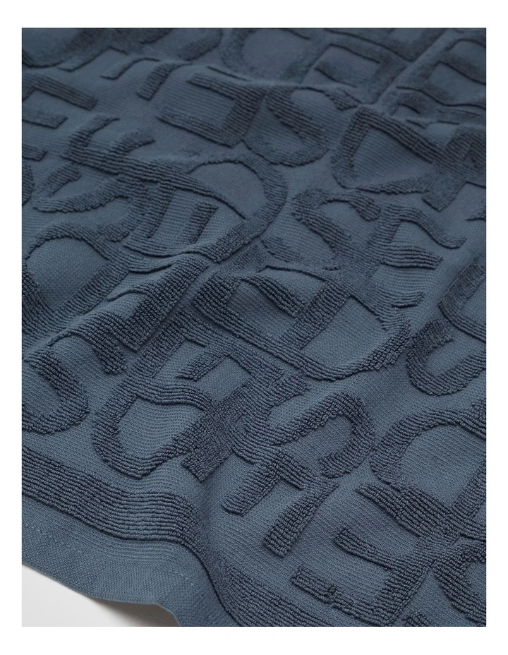 Seed Logo Tea Towel in Vintage Indigo image 2