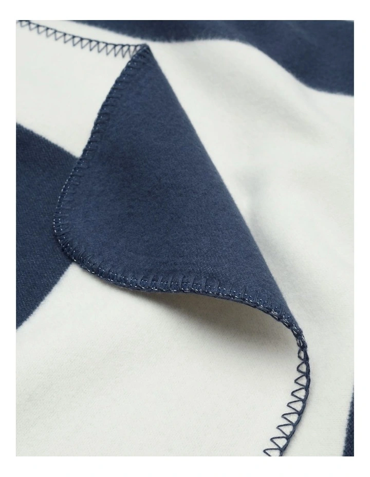 Grid Throw in Twilight Blue image 2