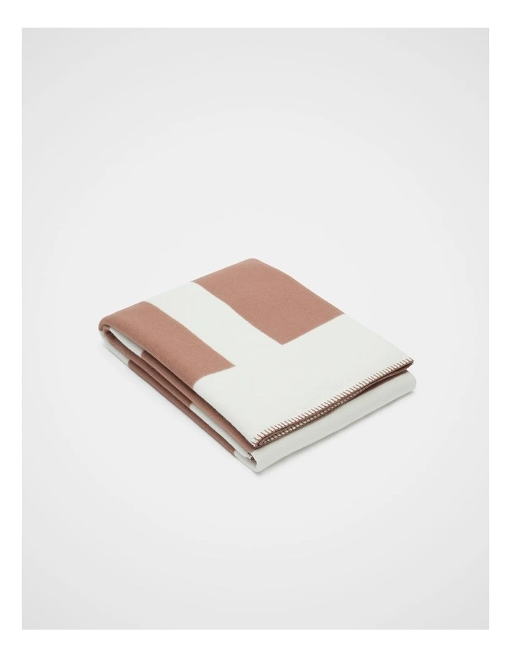 Grid Throw in Biscoff image 1