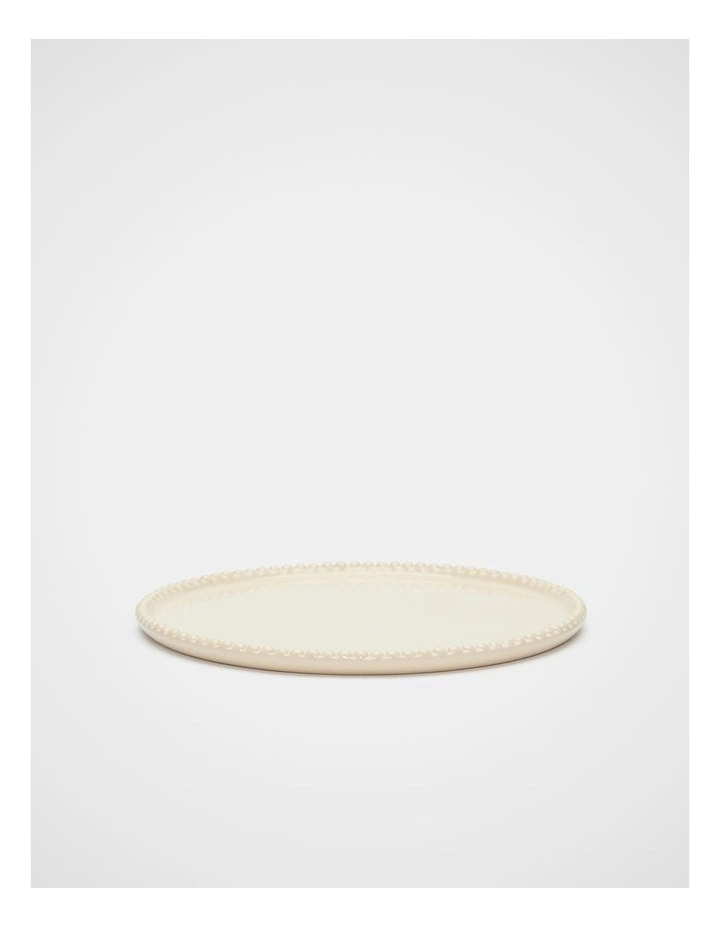 Celeste Serving Plate in Eggshell image 1