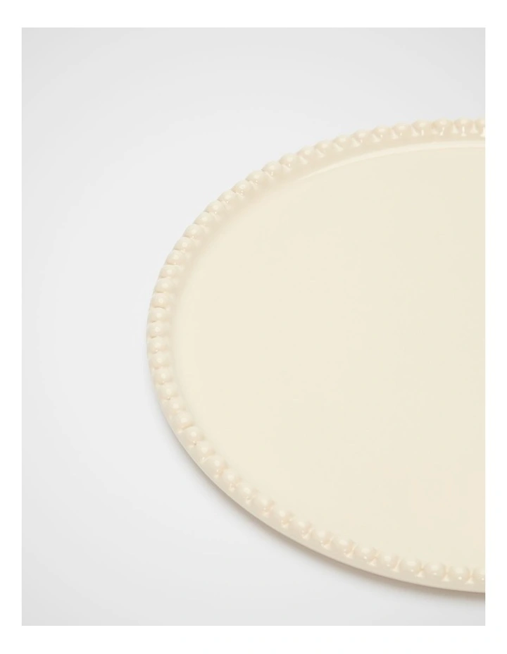 Celeste Serving Plate in Eggshell image 2