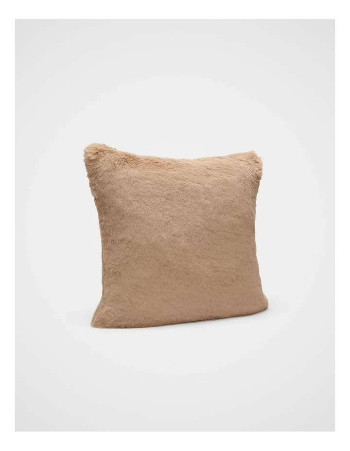 Fur Cushion in Sandstone image 1