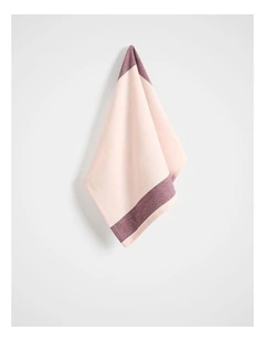 Vertical Stripe Tea Towel in Blossom