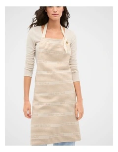 Mena Adult Apron in Sandstone