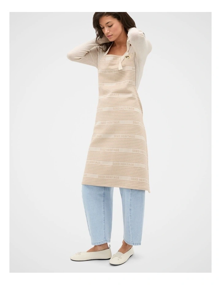 Mena Adult Apron in Sandstone image 3