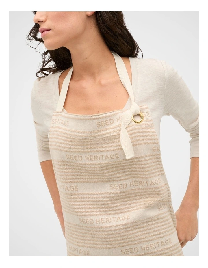 Mena Adult Apron in Sandstone image 4