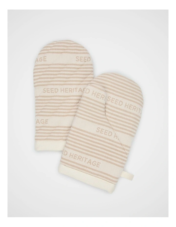 Mena Oven Mitts in Sandstone image 1