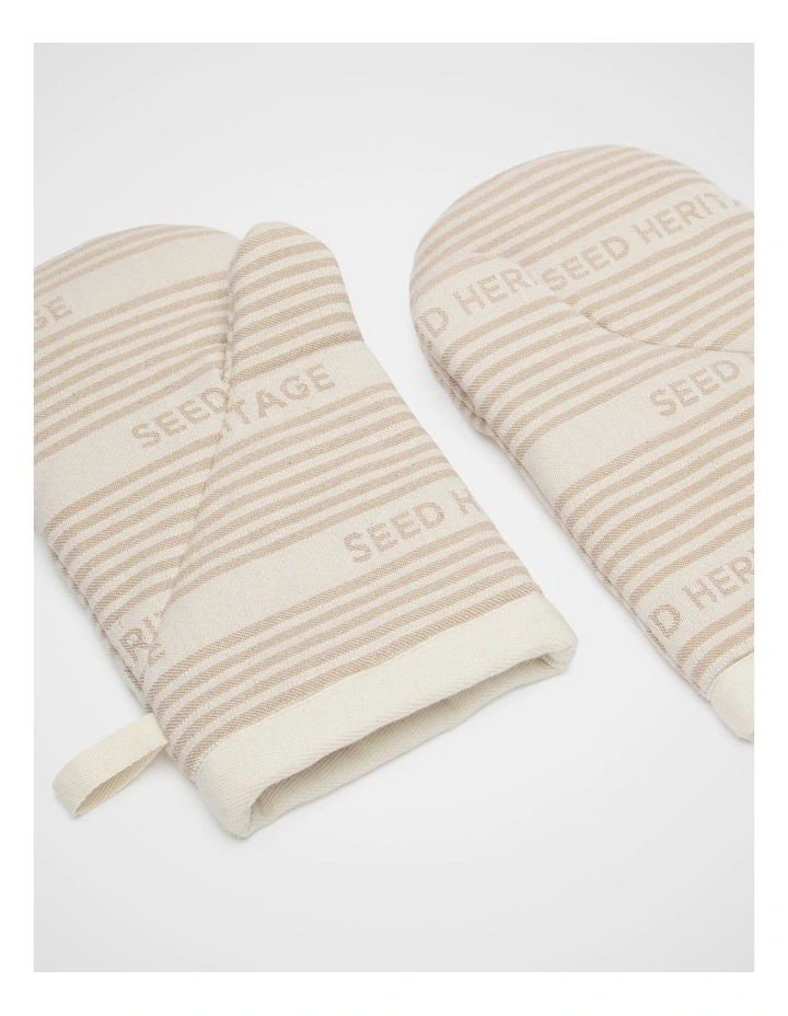 Mena Oven Mitts in Sandstone image 2