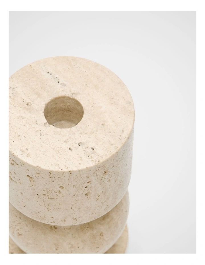 Kali Candle Holder Small in Natural image 2