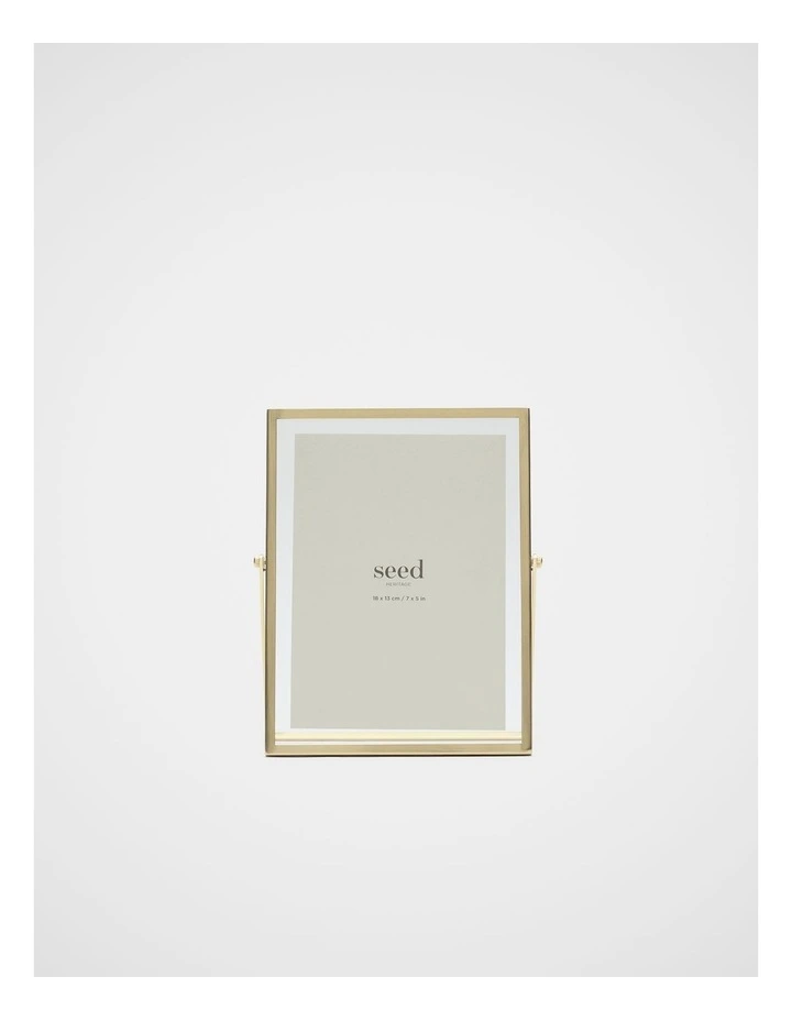 Miles Small Photo Frame in Gold image 1