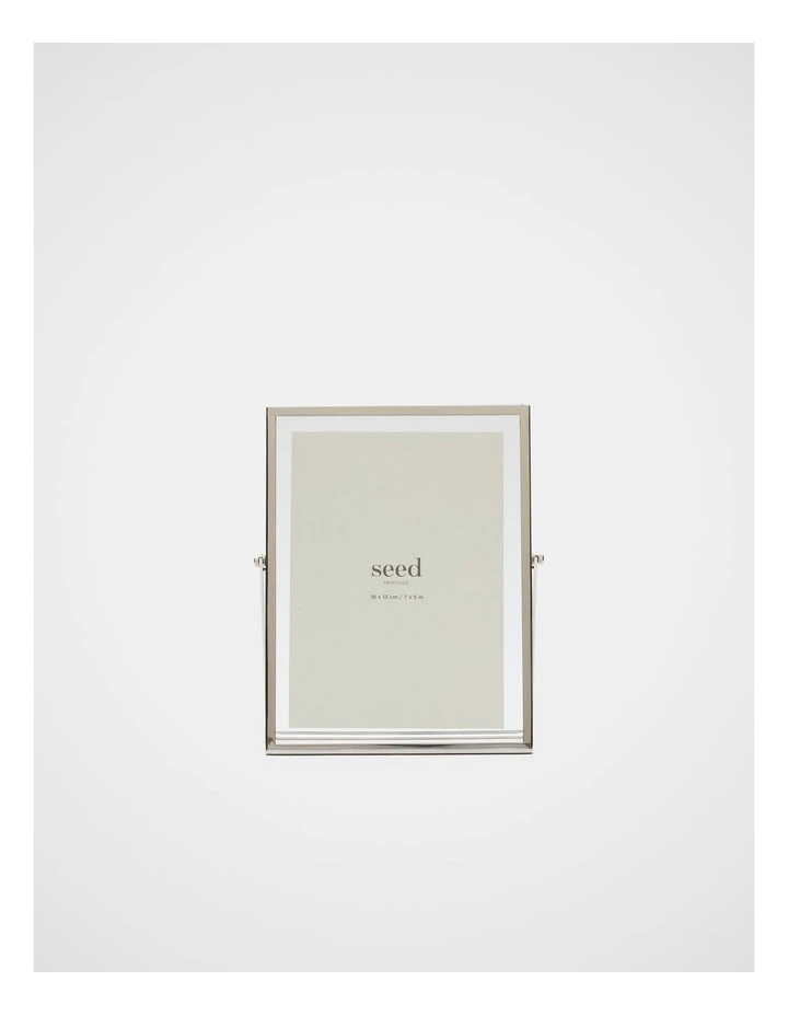 Miles Small Photo Frame in Silver image 1
