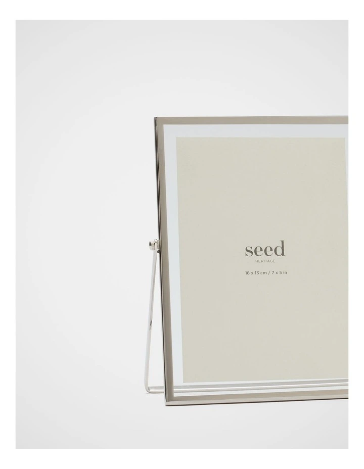 Miles Small Photo Frame in Silver image 2