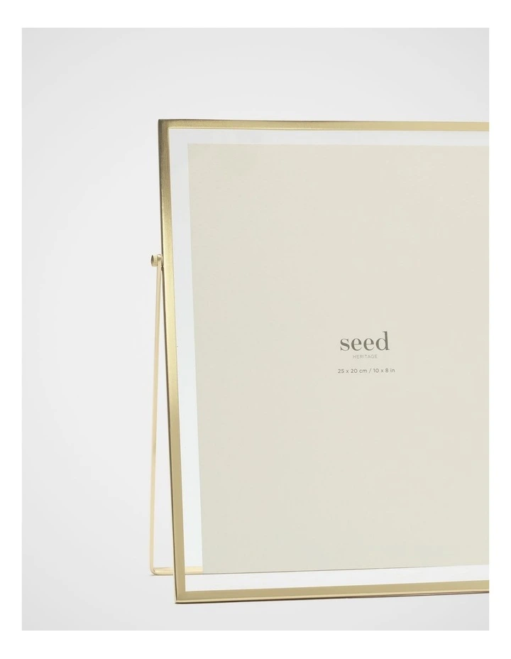 Miles Medium Photo Frame in Gold image 2