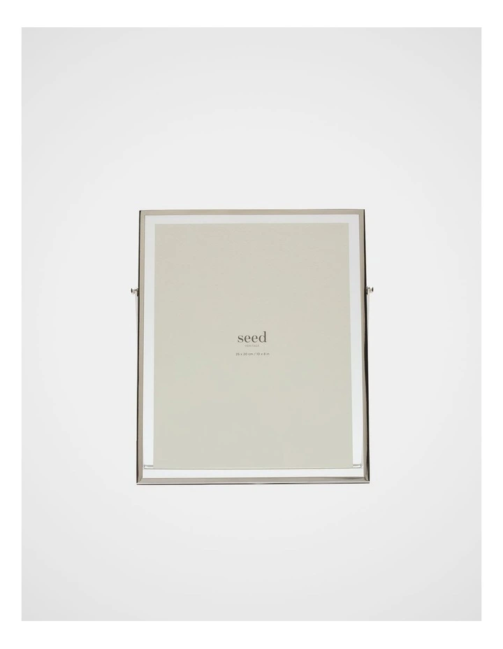Miles Medium Photo Frame in Silver image 1