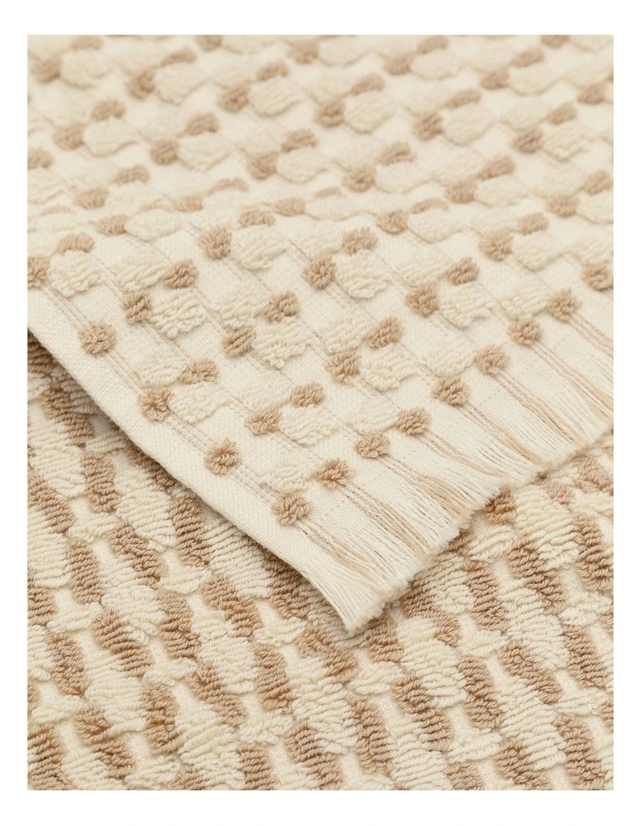 Layla Bath Sheet in Cashew Cream image 2