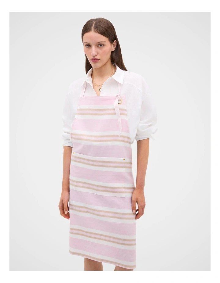 Luca Adult Apron in Petal Pink image 1