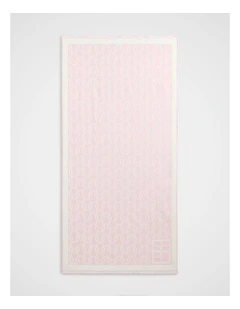 Rope Beach Towel in Petal Pink