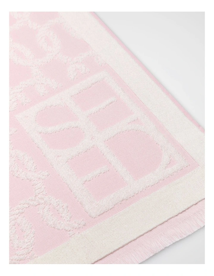 Rope Beach Towel in Petal Pink image 2