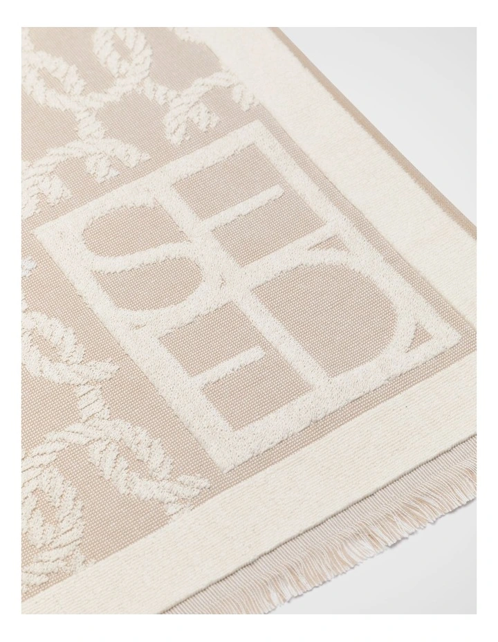 Rope Beach Towel in Warm Sand image 2