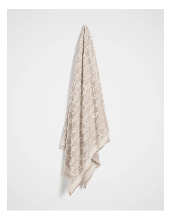 Rope Beach Towel in Warm Sand image 3