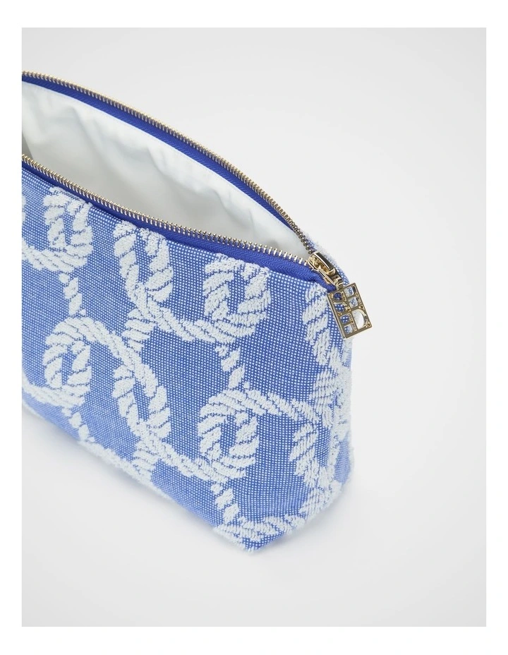 Rope Pouch in Sapphire Blue image 2