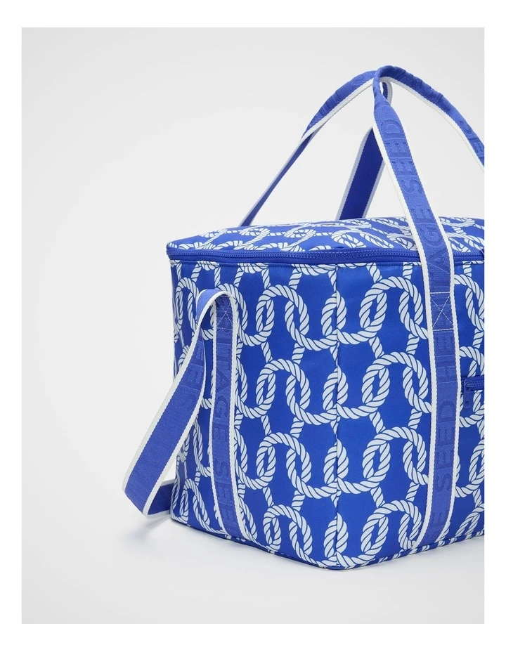Rope Picnic Bag in Sapphire Blue image 2