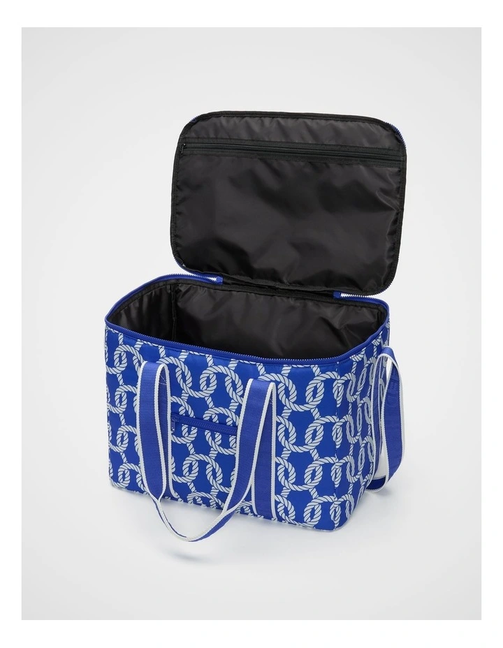 Rope Picnic Bag in Sapphire Blue image 3