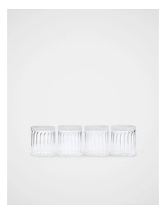 Eleni Tumbler Set Of 4 in Chalk