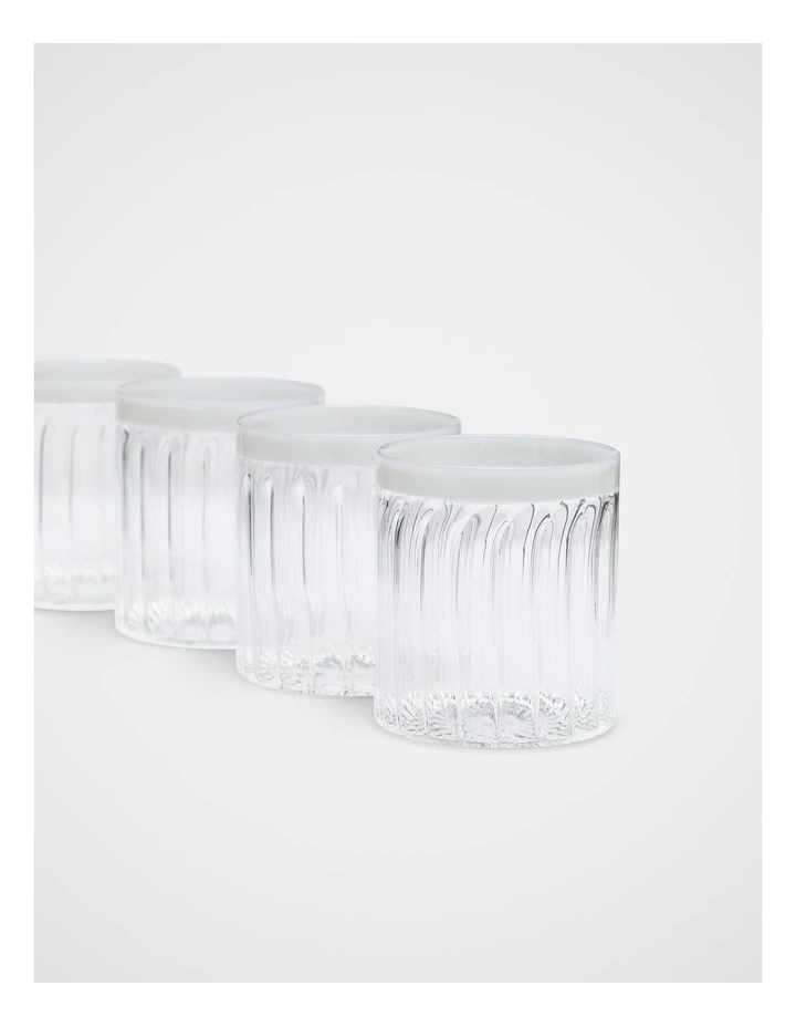 Eleni Tumbler Set Of 4 in Chalk image 2