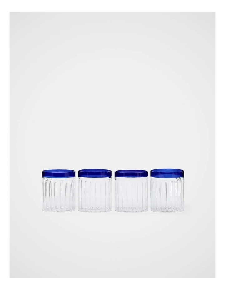 Eleni Tumbler Set Of 4 in Sapphire Blue image 1