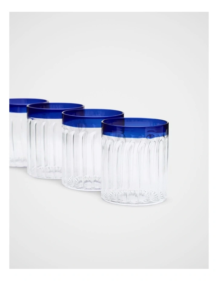 Eleni Tumbler Set Of 4 in Sapphire Blue image 2