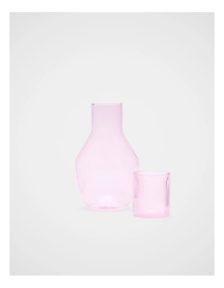 Eleni Carafe Set in Petal Pink image 2